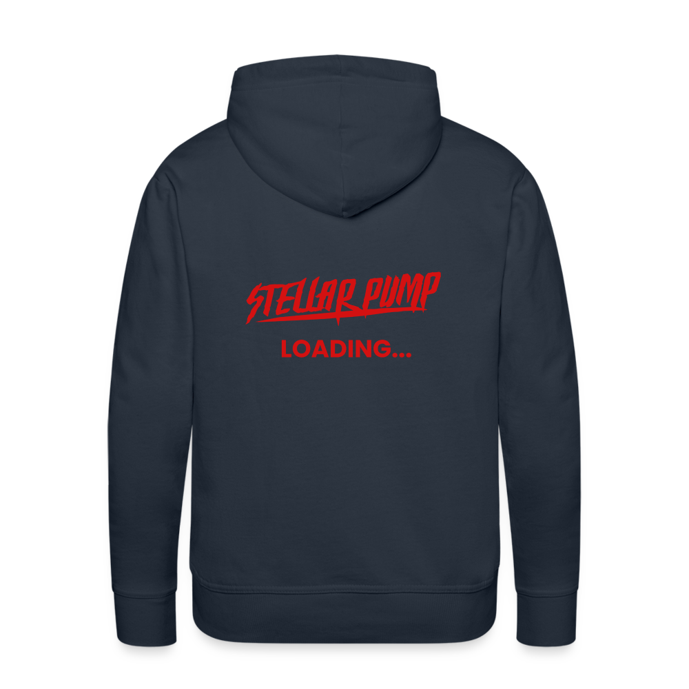 Men’s stellar pump loading Premium Hoodie - navy
