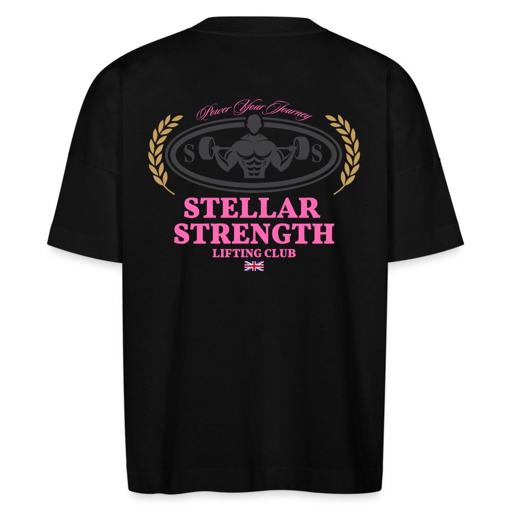 stellar strength classic edition oversized T-shirt pink - black