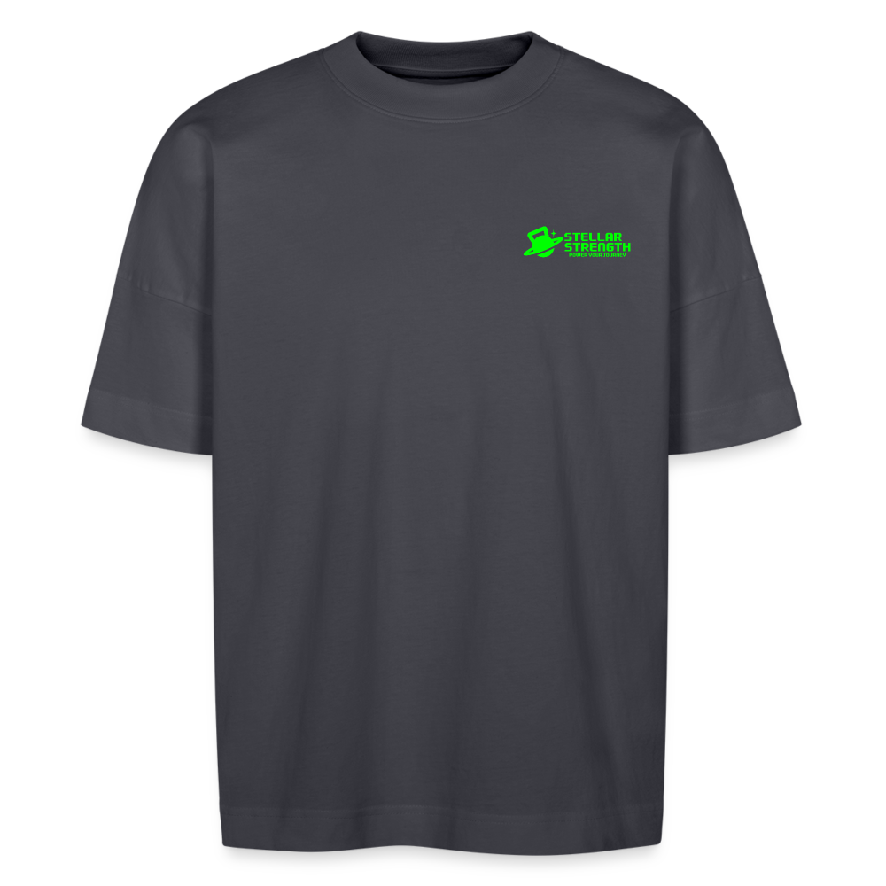 Stellar strength original oversize T-shirt green - indigo blue