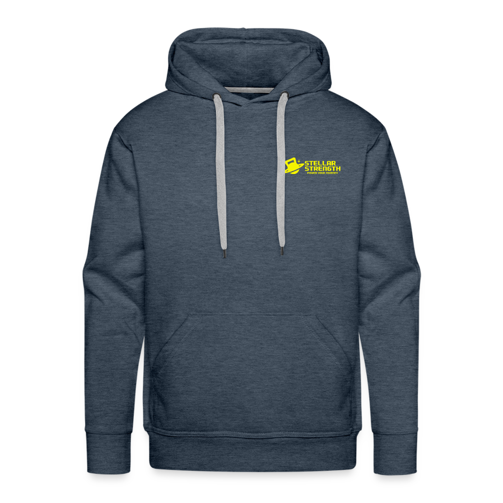 Men’s Platinum edition hoodie - heather denim