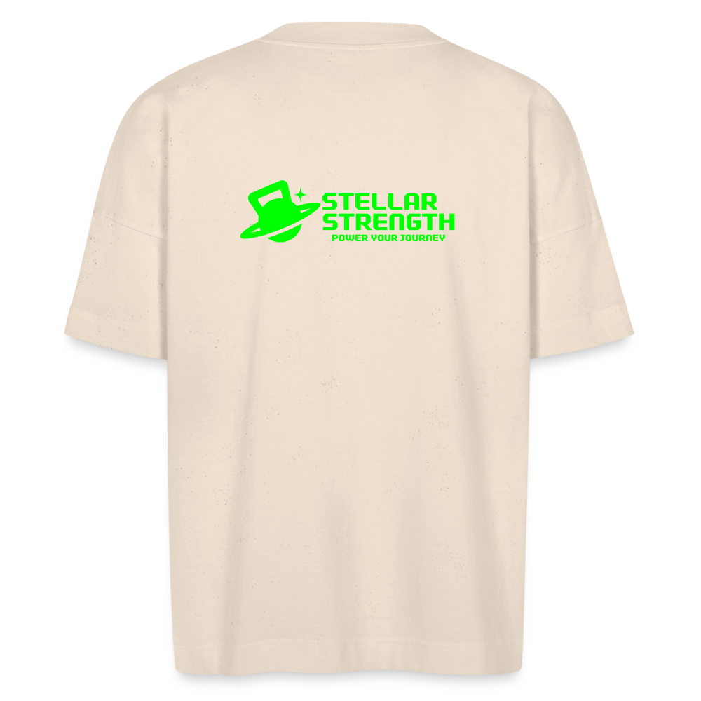 Stellar strength original oversize T-shirt green - natural raw