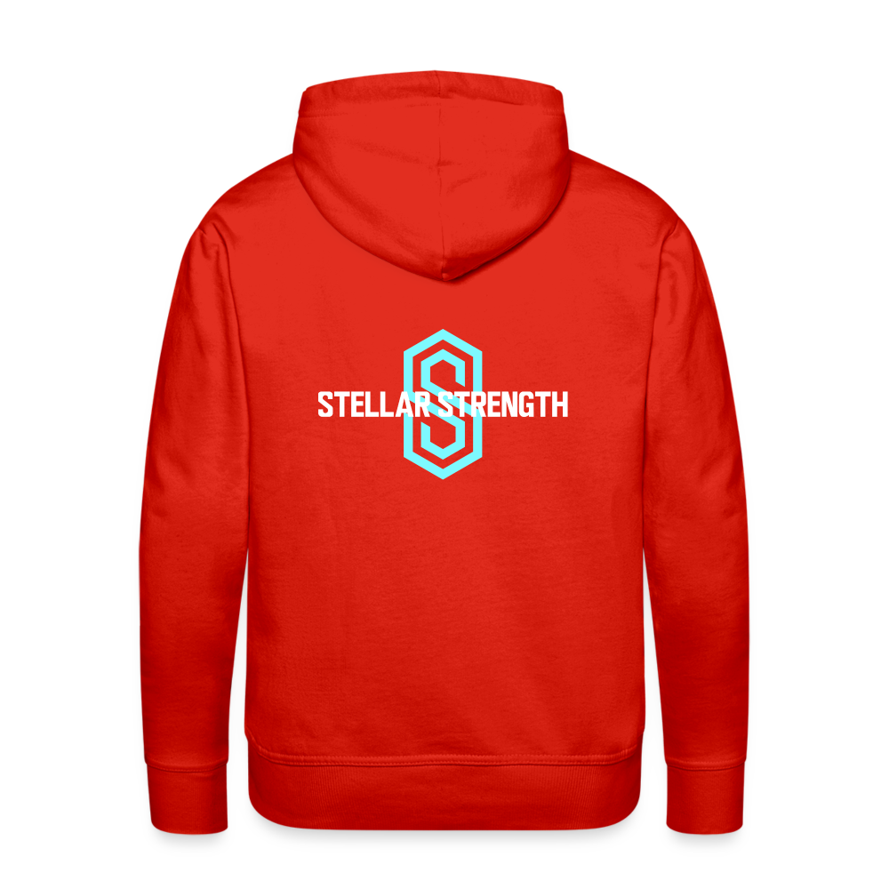 Men’s stellar fusion Premium Hoodie blue - red