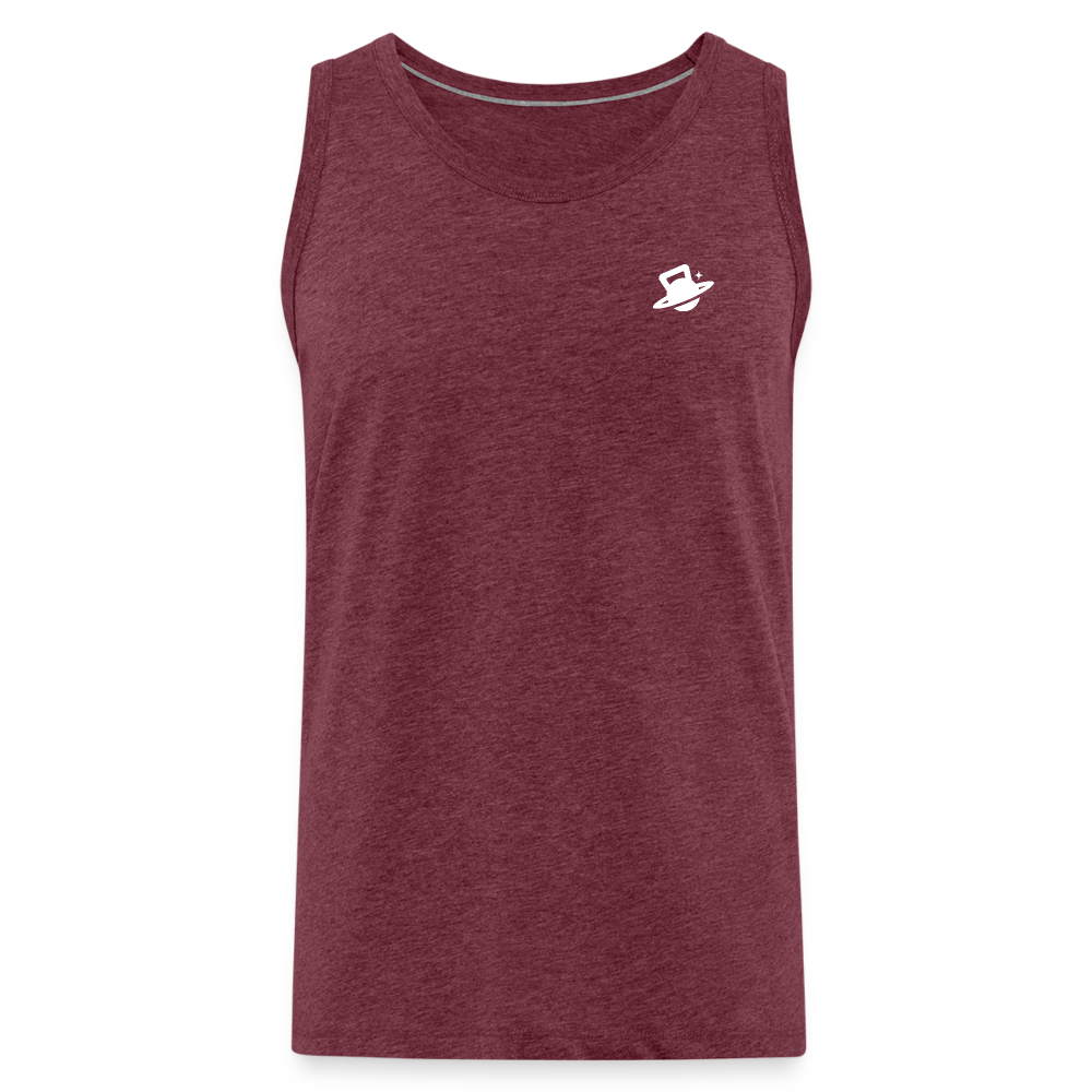 Men’s Premium Tank Top unleash the power within - heather burgundy