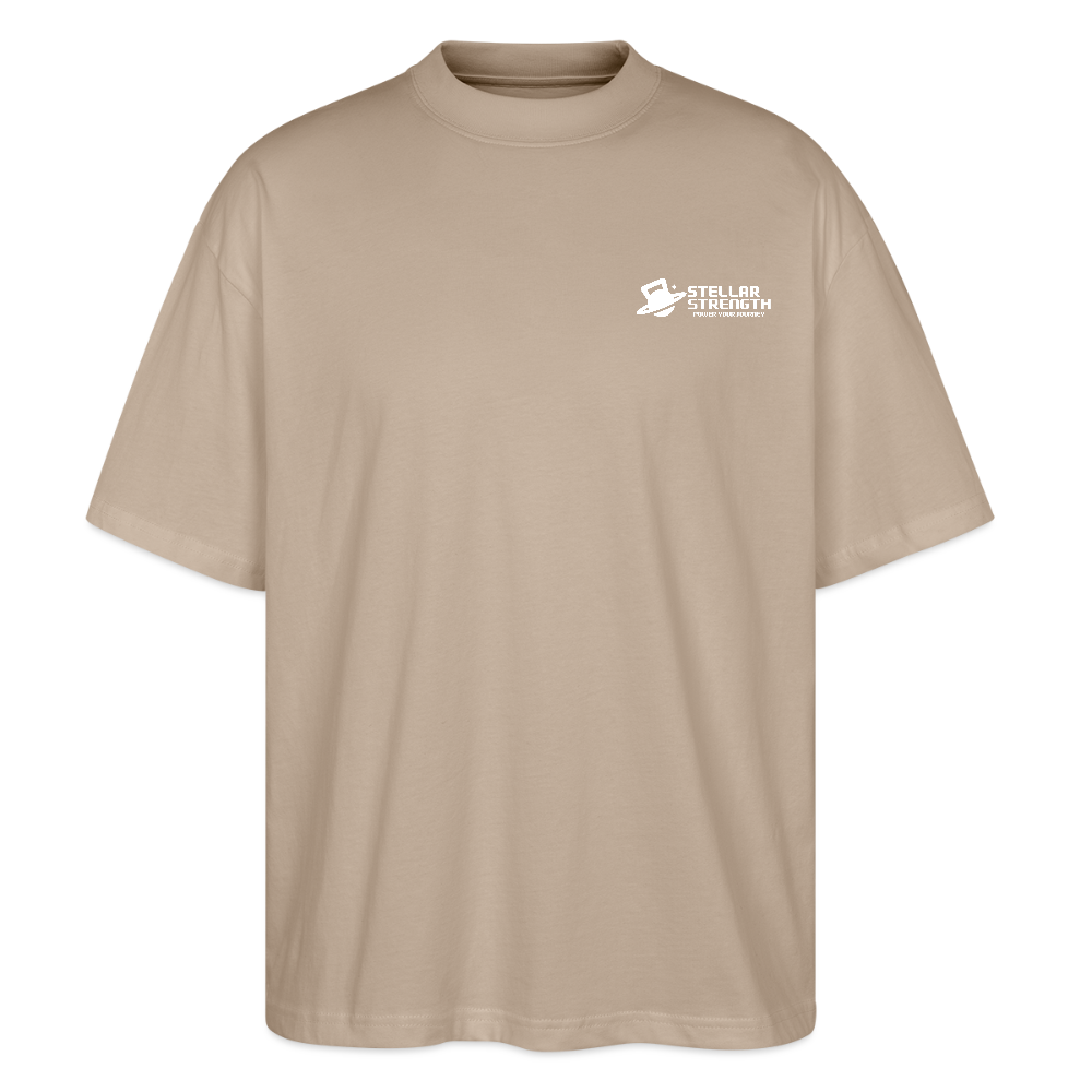 stellar strength classic edition oversized T-shirt white - stone