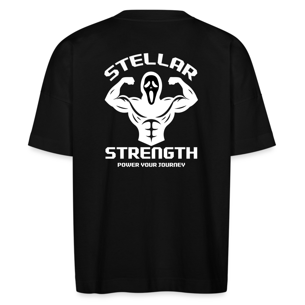 Stellar strength Flex oversize organic T-shirt - black