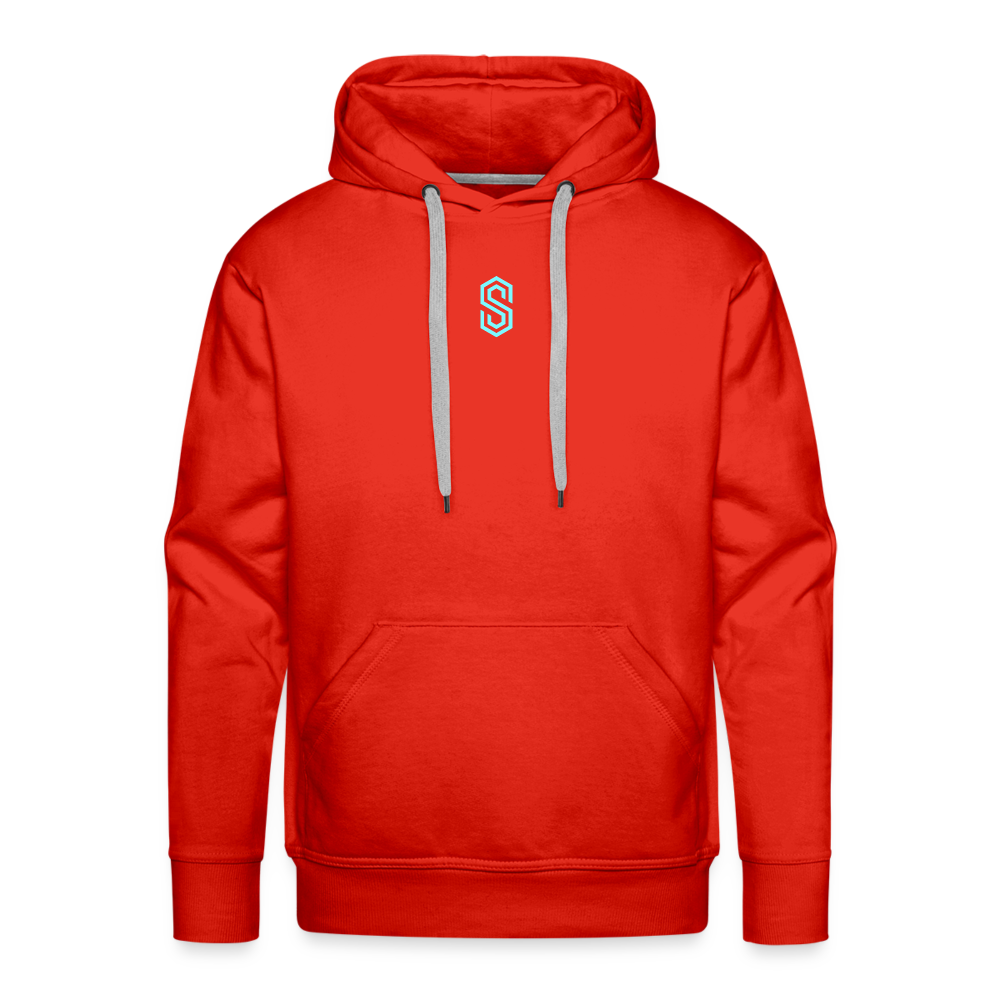 Men’s stellar fusion Premium Hoodie blue - red