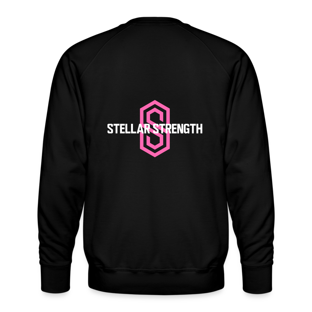 stellar fusion Premium Sweatshirt pink - black