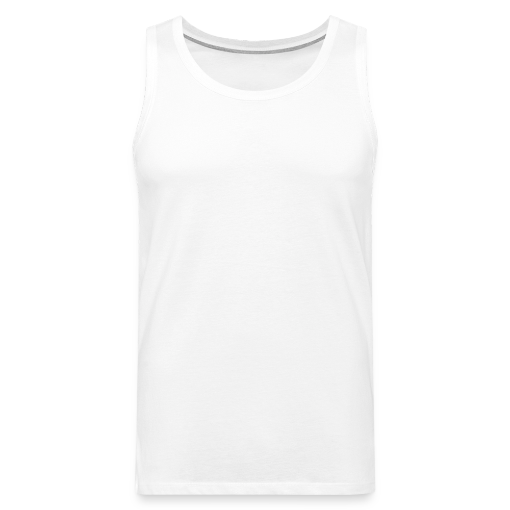 Men’s Premium stellar strength original Tank Top - white
