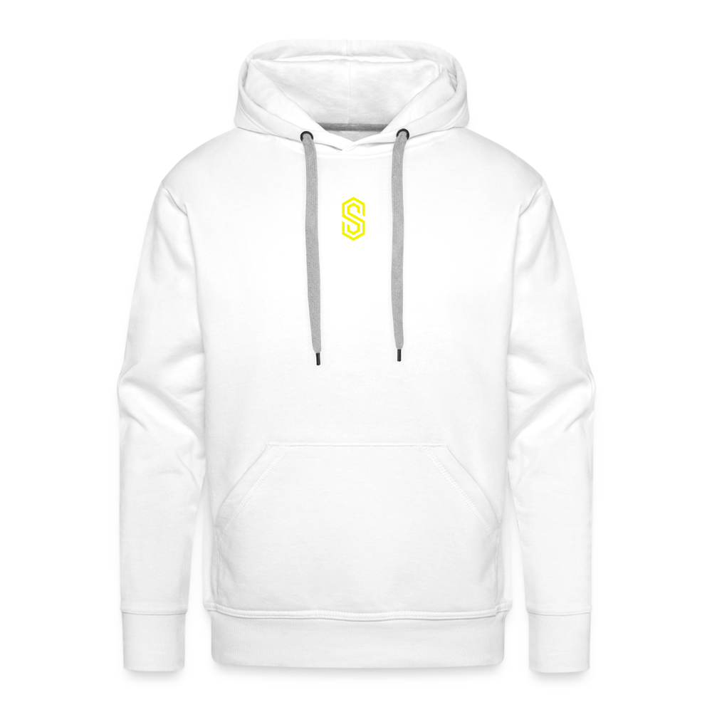 Men’s stellar pump loading Premium Hoodie - white