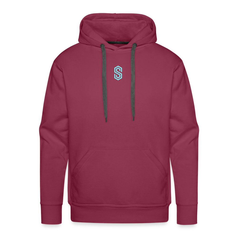 Men’s stellar fusion Premium Hoodie blue - bordeaux