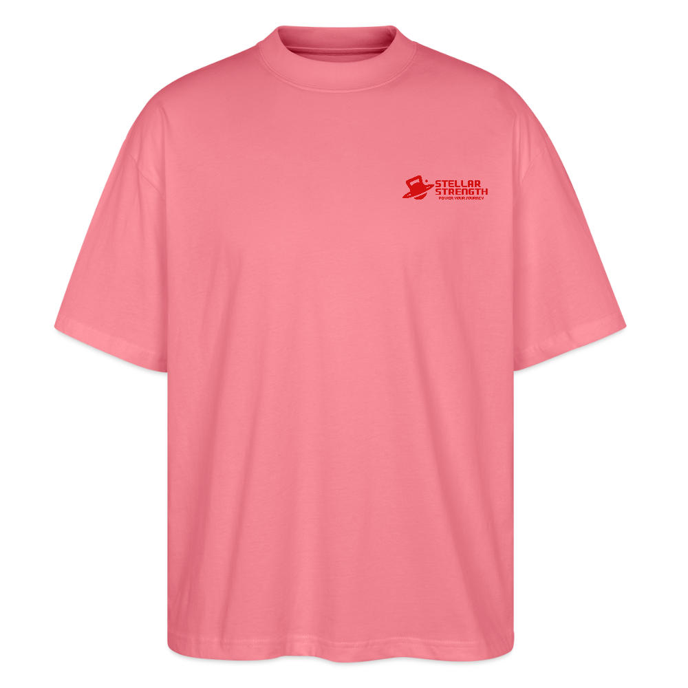 stellar strength classic edition oversized T-shirt red - pink joy 