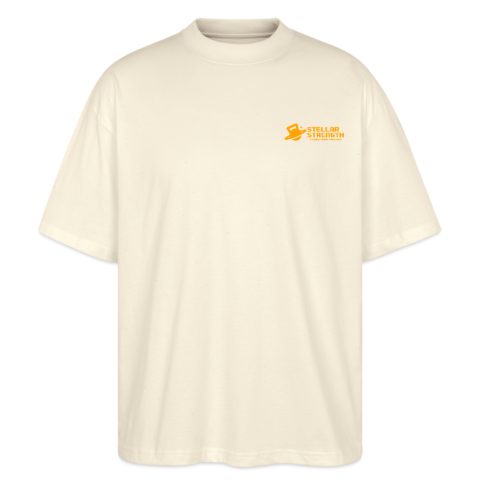 stellar strength classic edition oversized T-shirt orange - natural raw