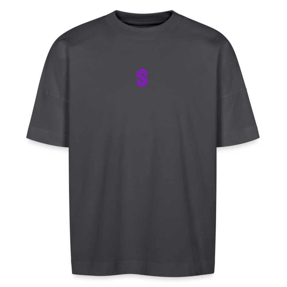 Stellar pump loading oversize  T-shirt violet - indigo blue