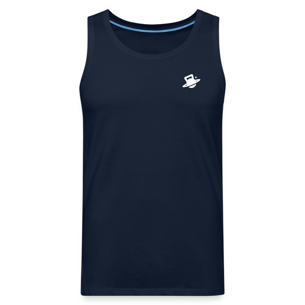 Men’s Premium  Tank Top #universe - navy