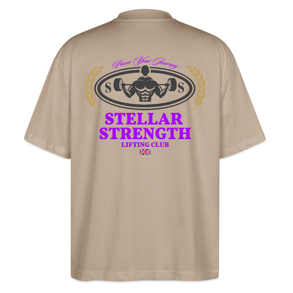 stellar strength classic edition oversized T-shirt violet - stone