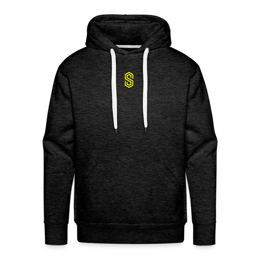 Men’s stellar pump loading Premium Hoodie - charcoal grey
