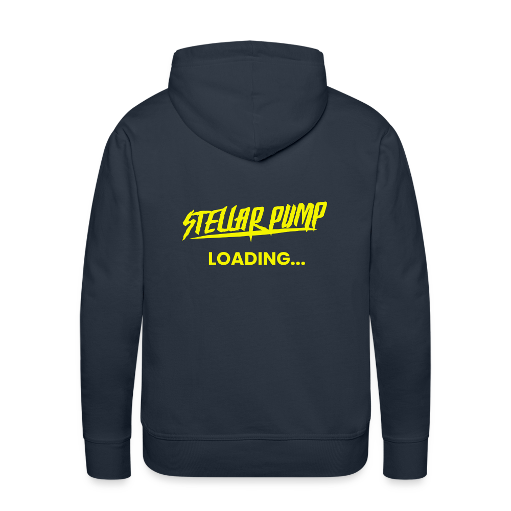 Men’s stellar pump loading Premium Hoodie - navy