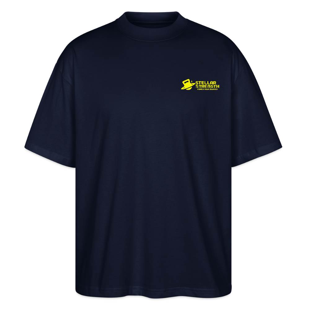 stellar strength classic edition oversized T-shirt yellow - navy