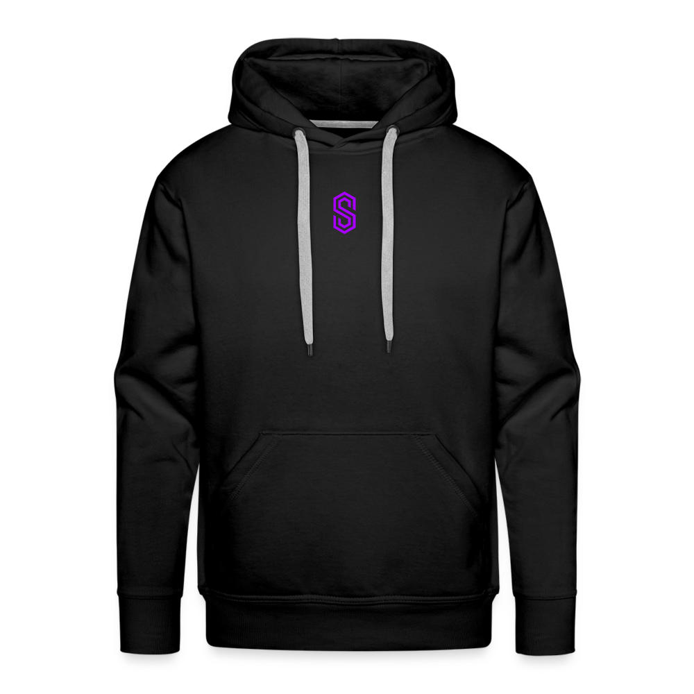Men’s stellar fusion Premium Hoodie violet - black