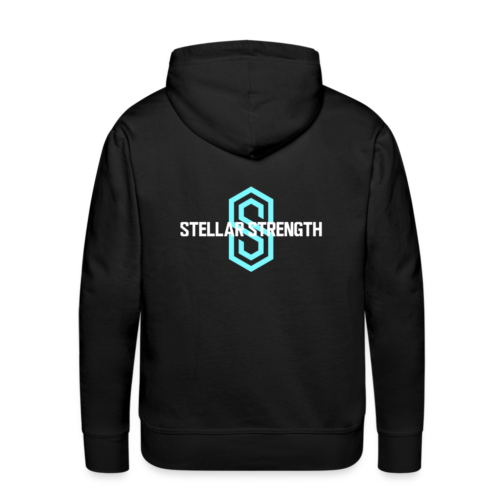 Men’s stellar fusion Premium Hoodie blue - black
