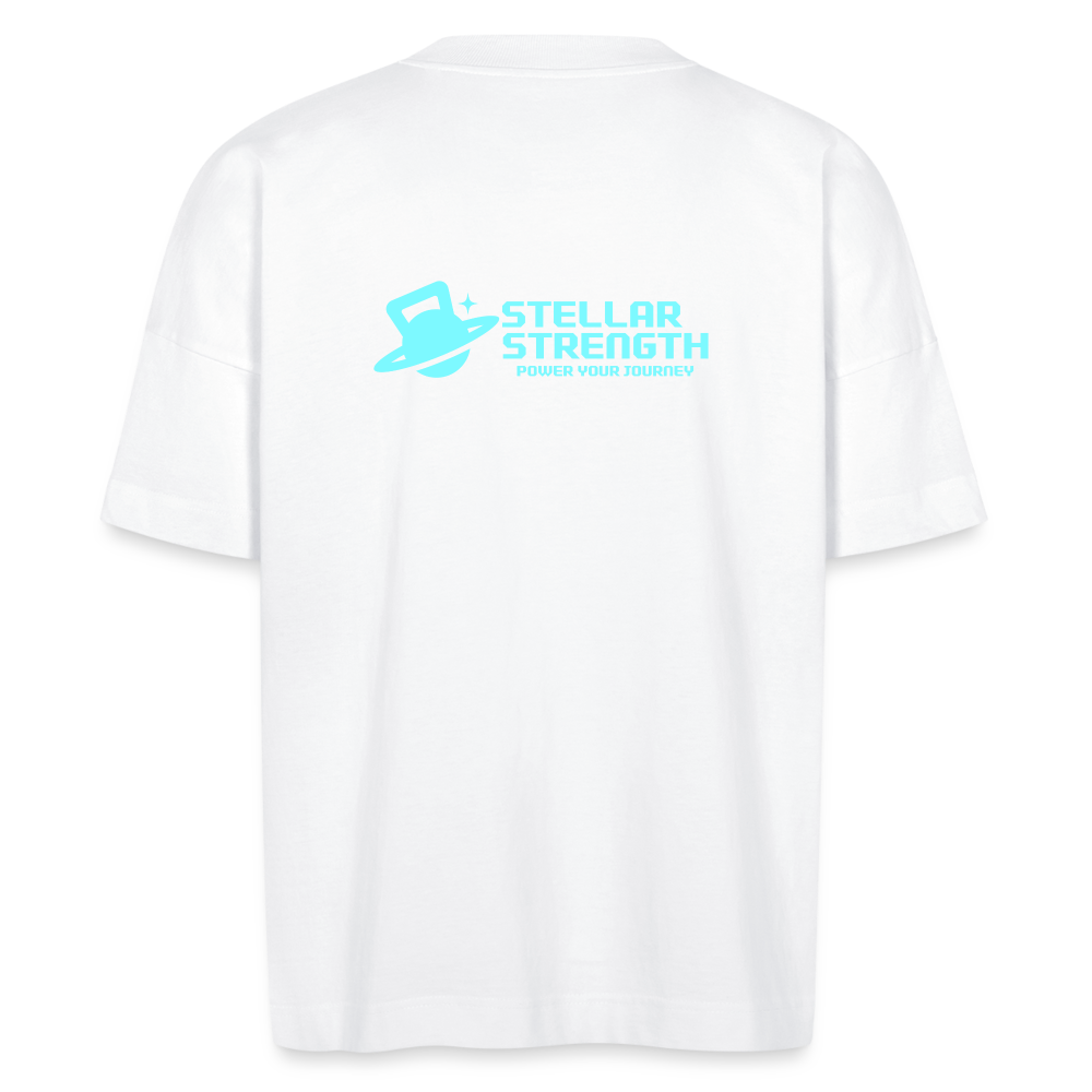 Stellar strength original oversize T-shirt blue - white