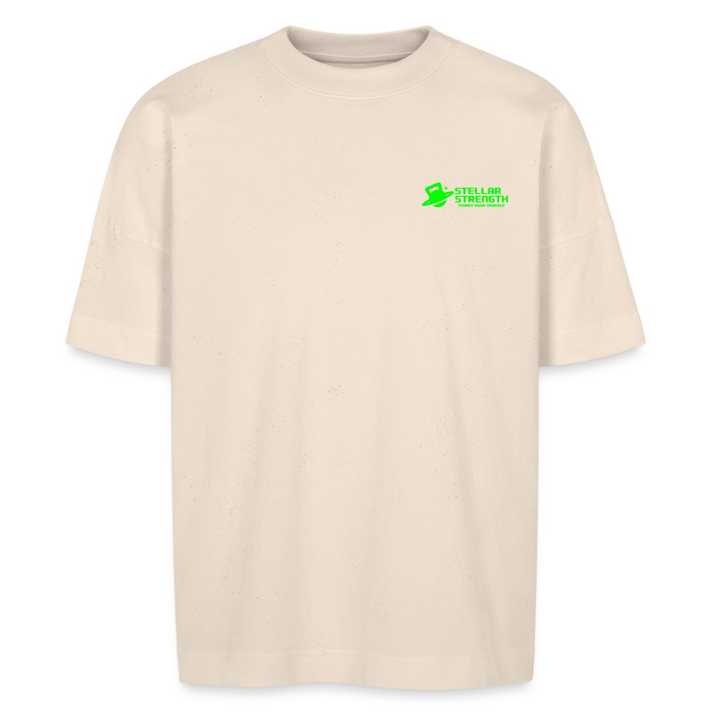Stellar strength original oversize T-shirt green - natural raw