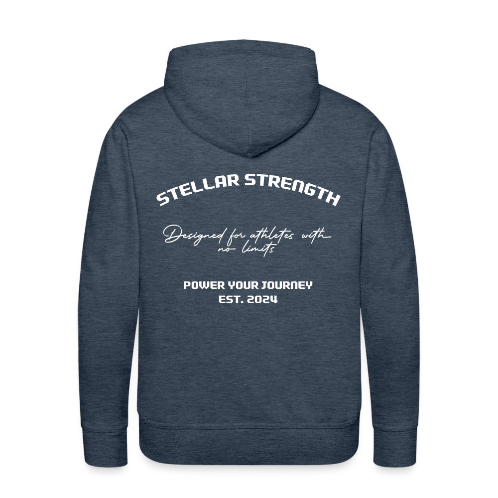 Men’s Platinum edition hoodie - heather denim