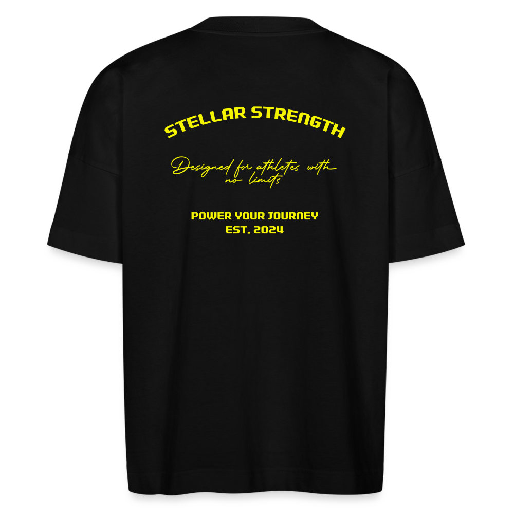 stellar strength platinum edition oversized T-shirt yellow - black