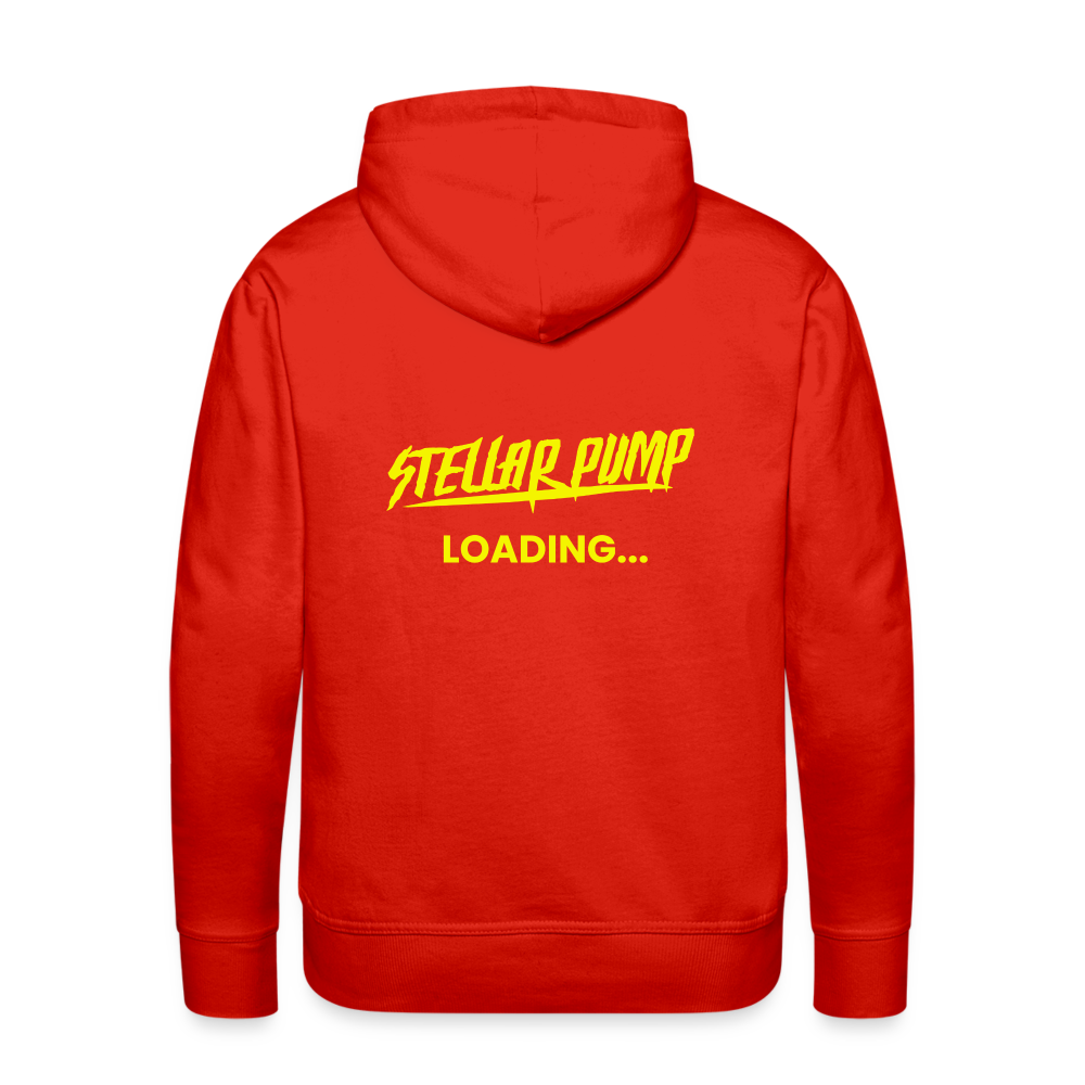 Men’s stellar pump loading Premium Hoodie - red