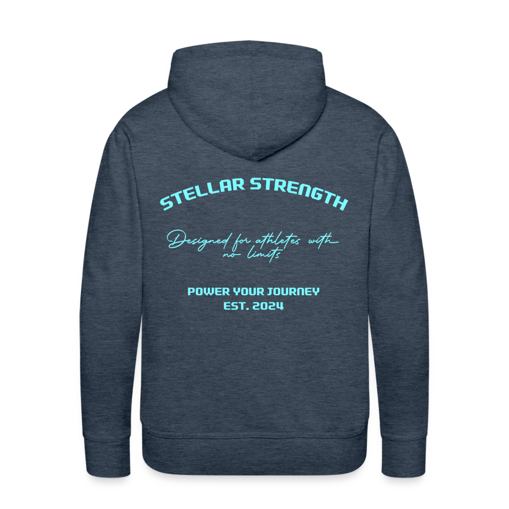 Men’s Platinum edition hoodie - heather denim
