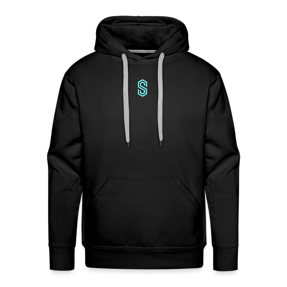 Men’s stellar fusion Premium Hoodie blue - black