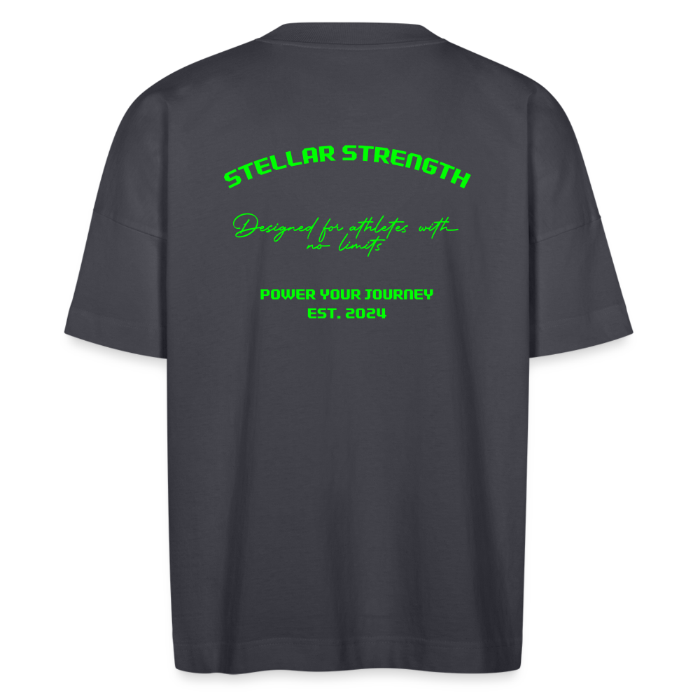 stellar strength platinum edition oversized T-shirt green - indigo blue