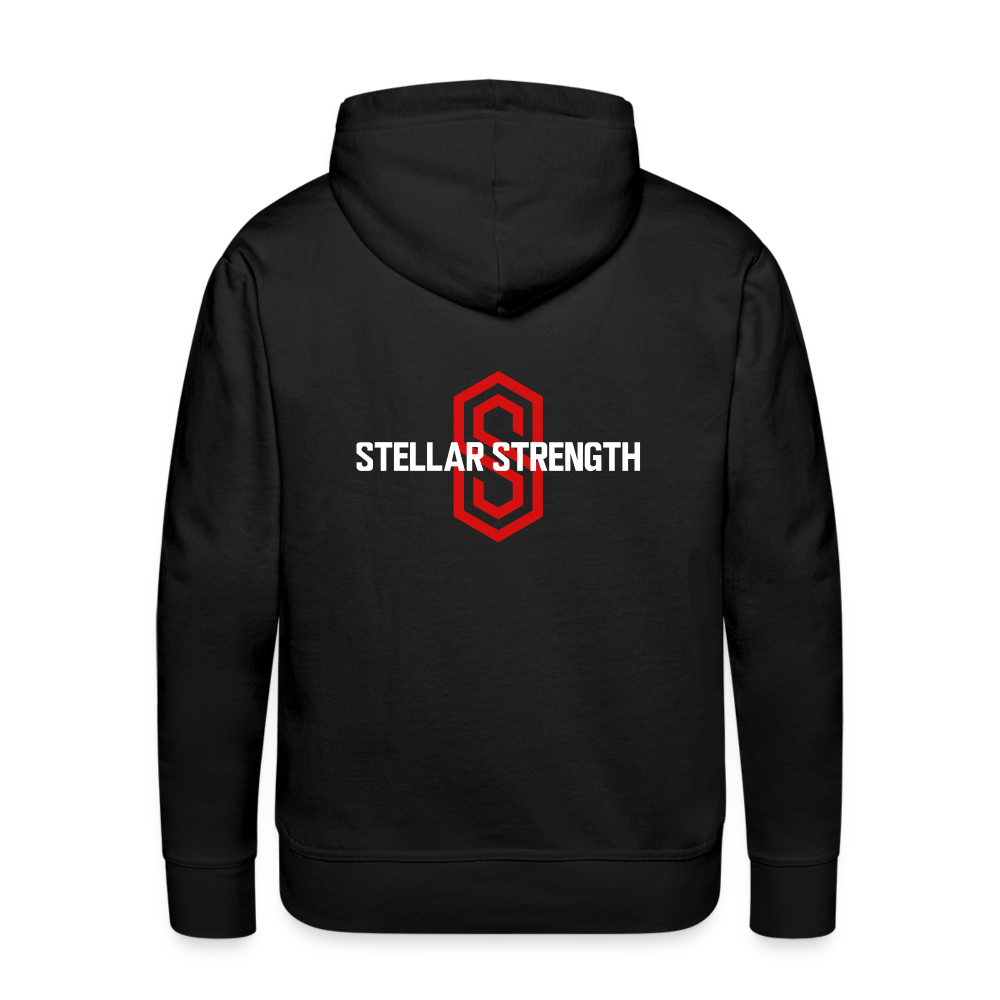Men’s stellar fusion Premium Hoodie red - black
