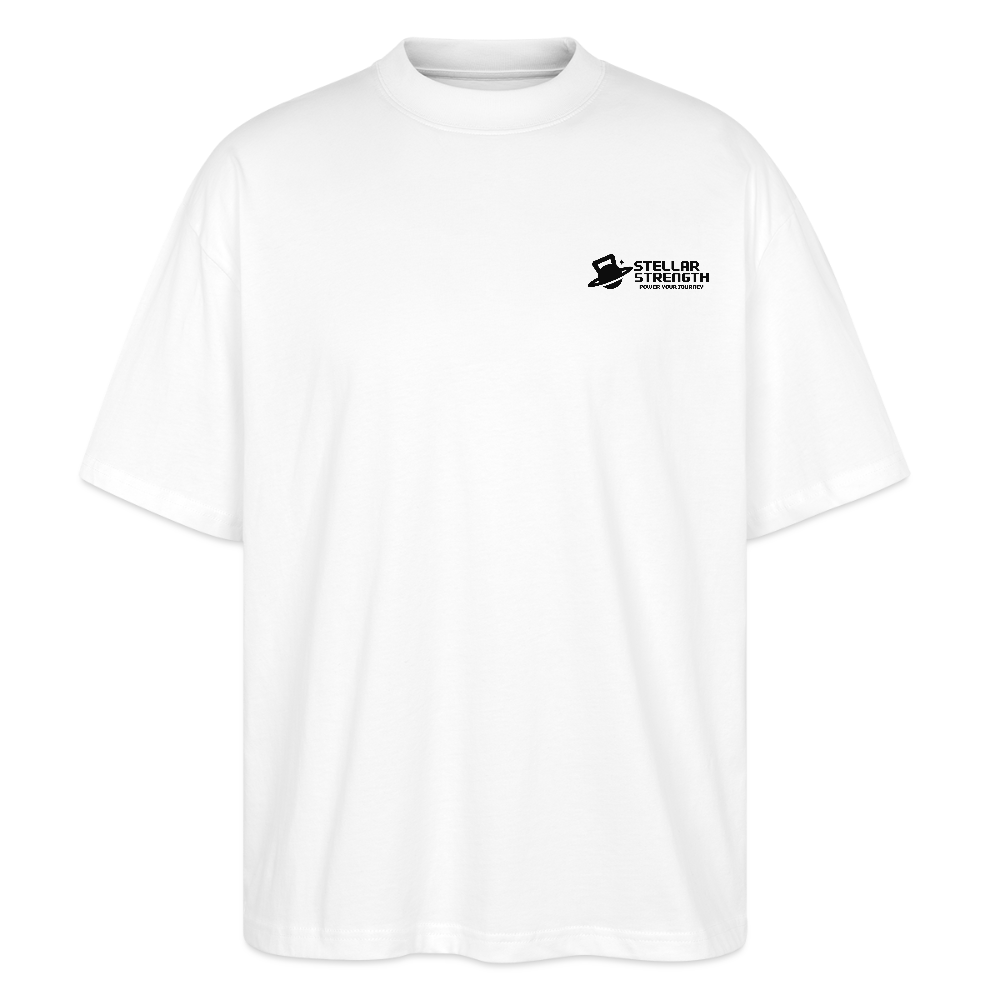 stellar strength classic edition oversized T-shirt black - white