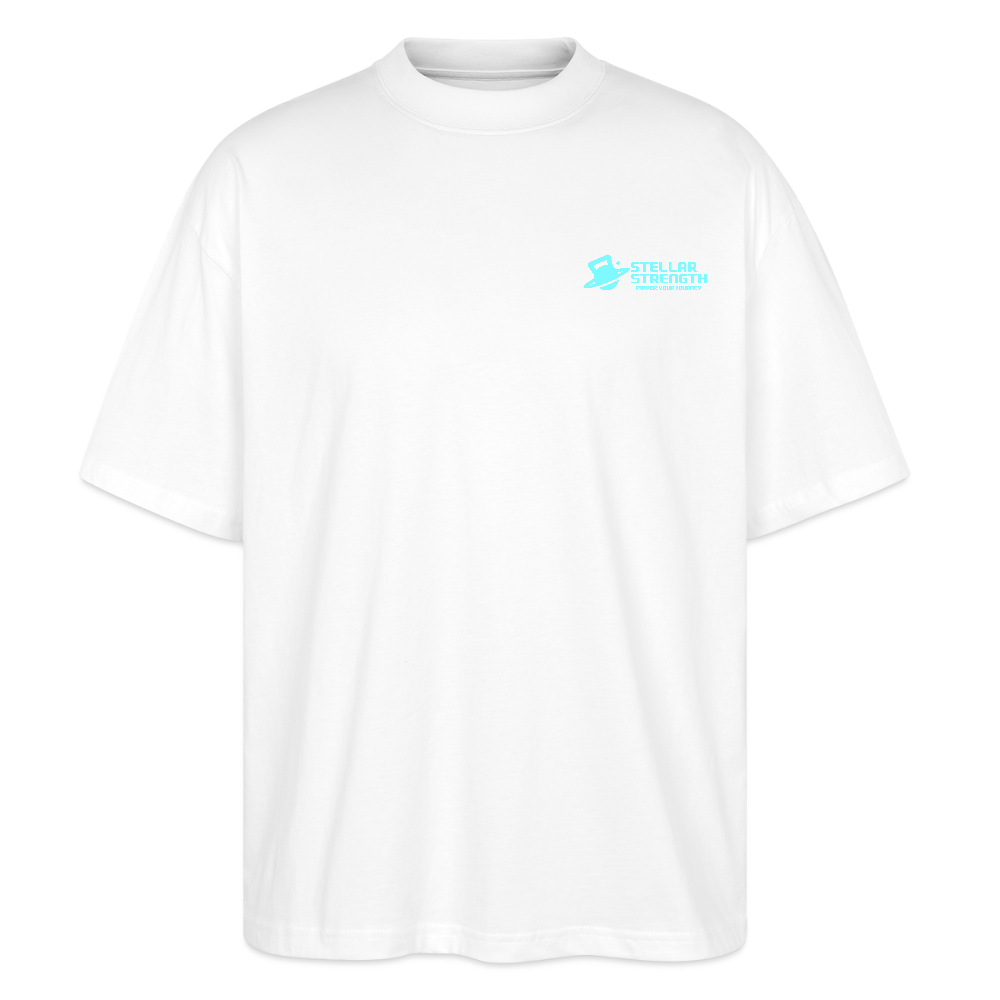 stellar strength classic edition oversized T-shirt blue - white