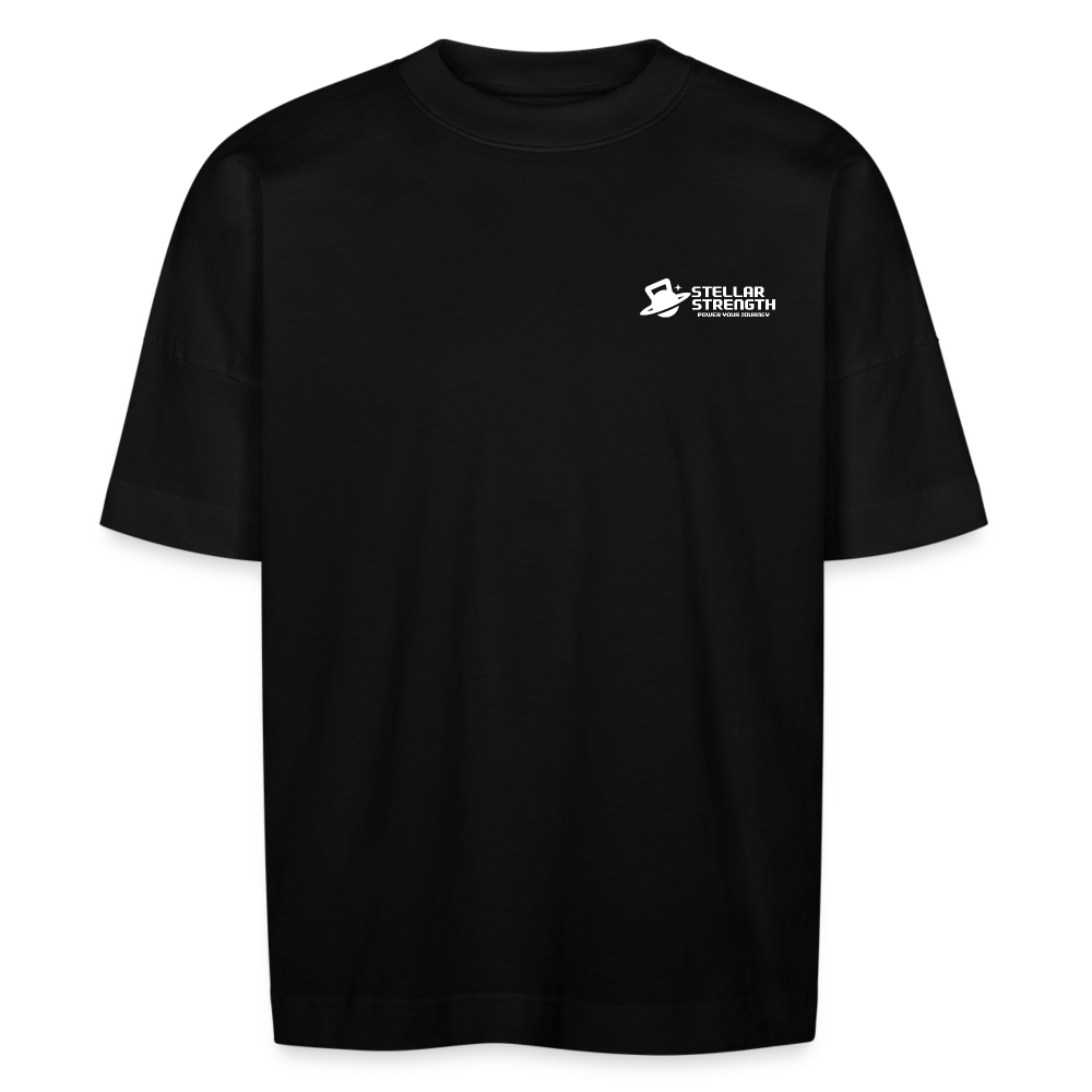 Stellar strength Flex oversize organic T-shirt - black