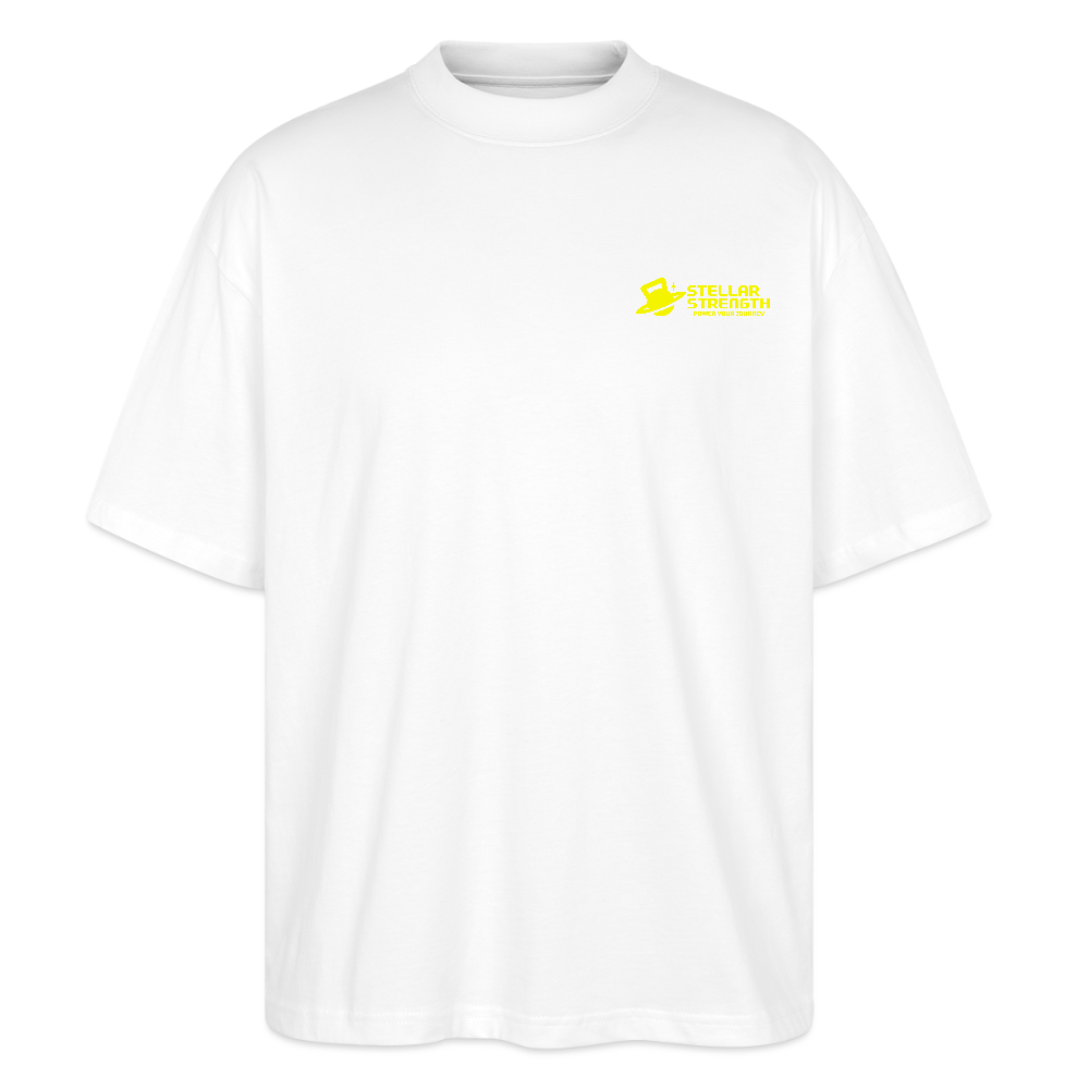 stellar strength classic edition oversized T-shirt yellow - white