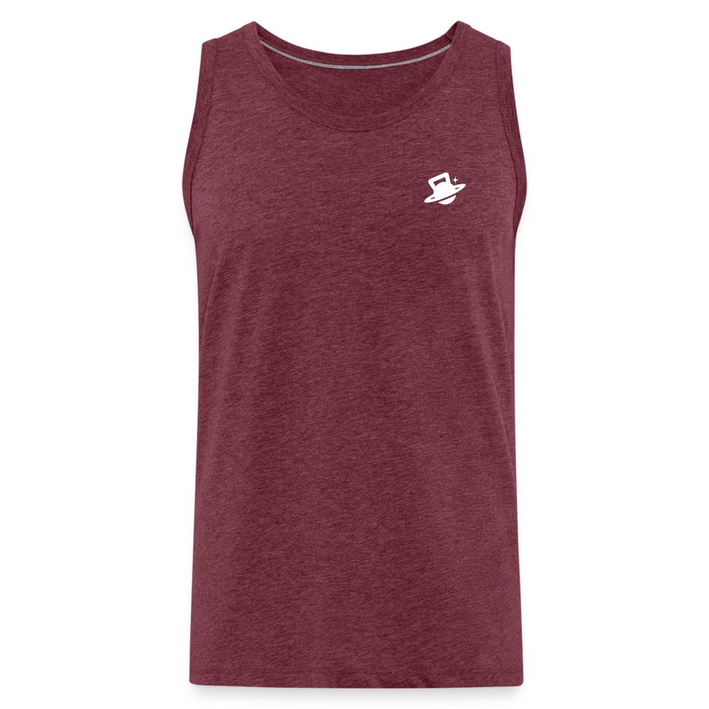 Men’s Premium  Tank Top #universe - heather burgundy