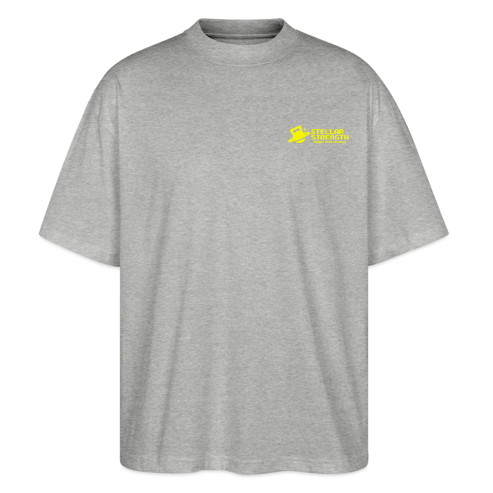 stellar strength classic edition oversized T-shirt yellow - heather grey