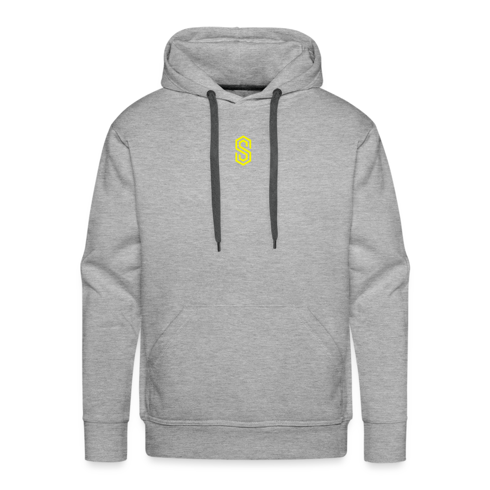 Men’s stellar pump loading Premium Hoodie - heather grey