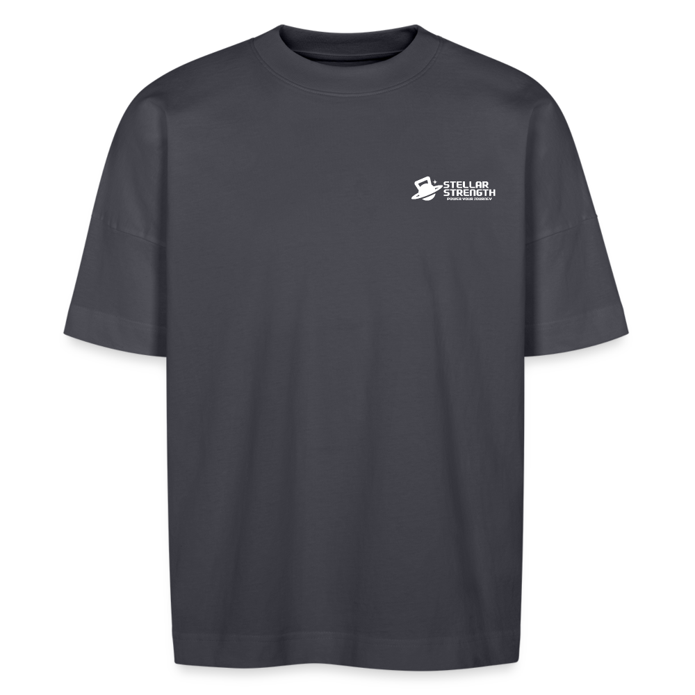 Stellar strength Flex oversize organic T-shirt - indigo blue