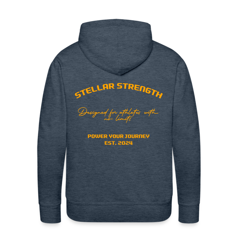 Men’s Platinum edition hoodie - heather denim