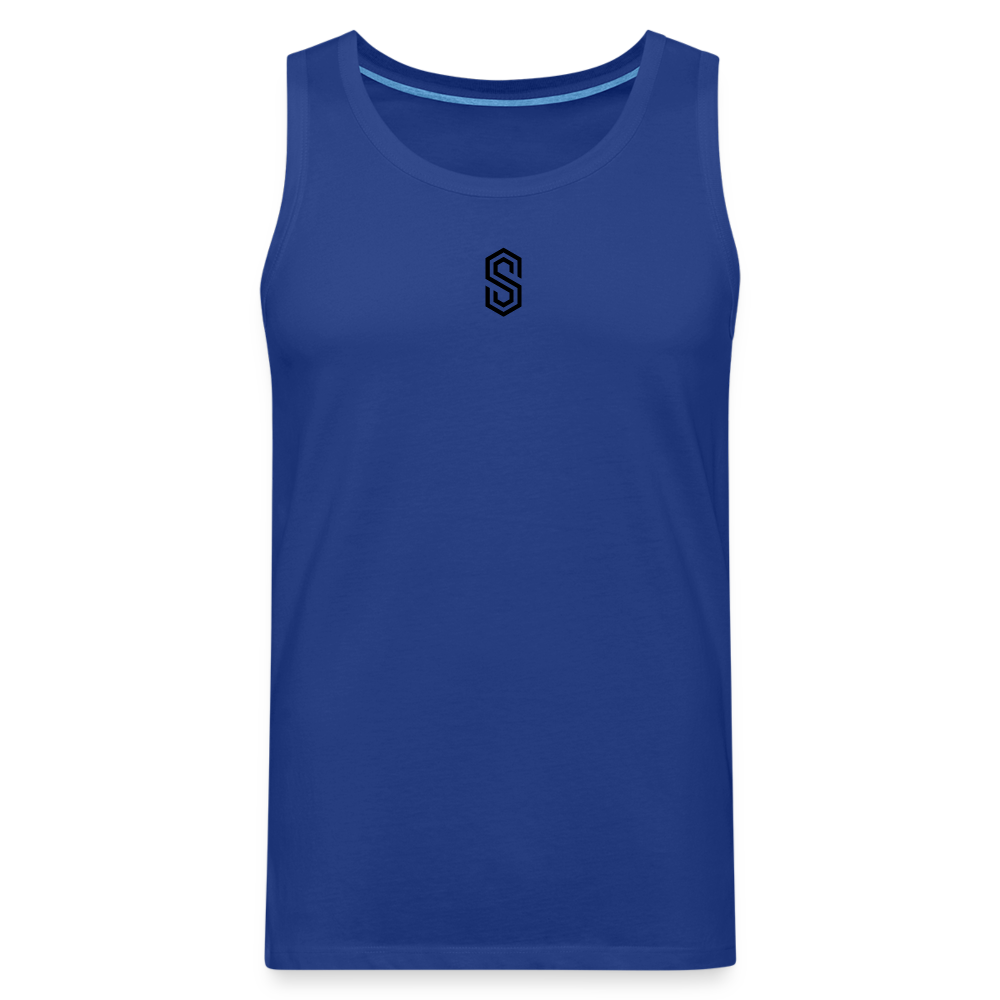 stellar pump loading tank top black - royal blue