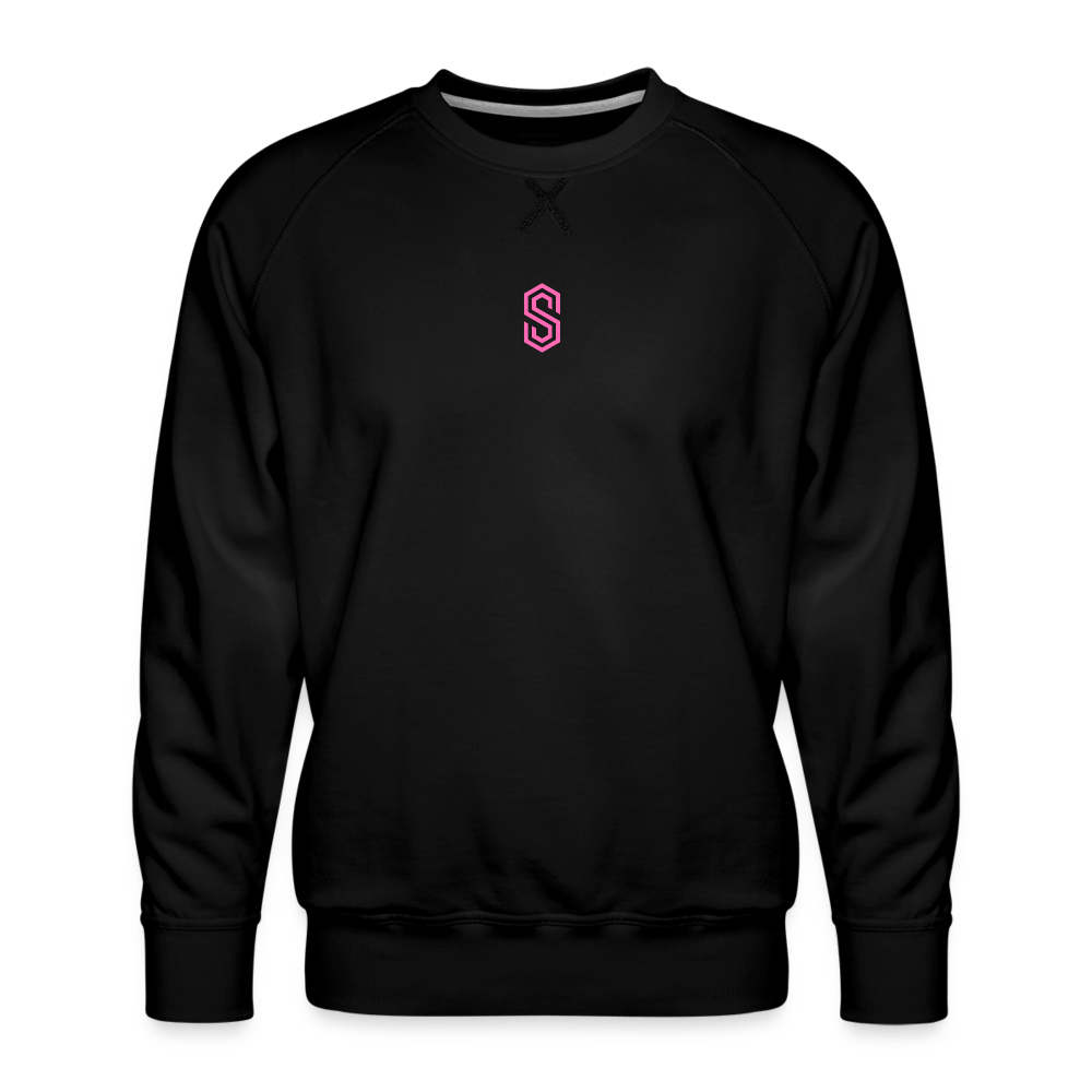 stellar fusion Premium Sweatshirt pink - black