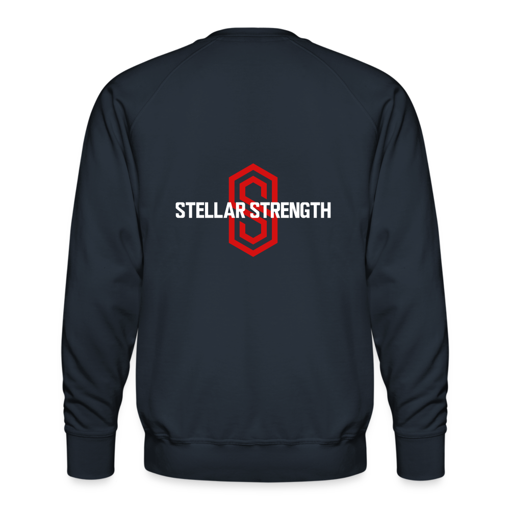 stellar fusion Premium Sweatshirt red - navy