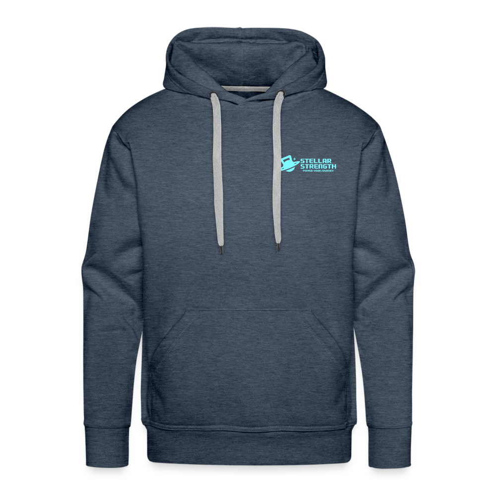 Men’s Platinum edition hoodie - heather denim