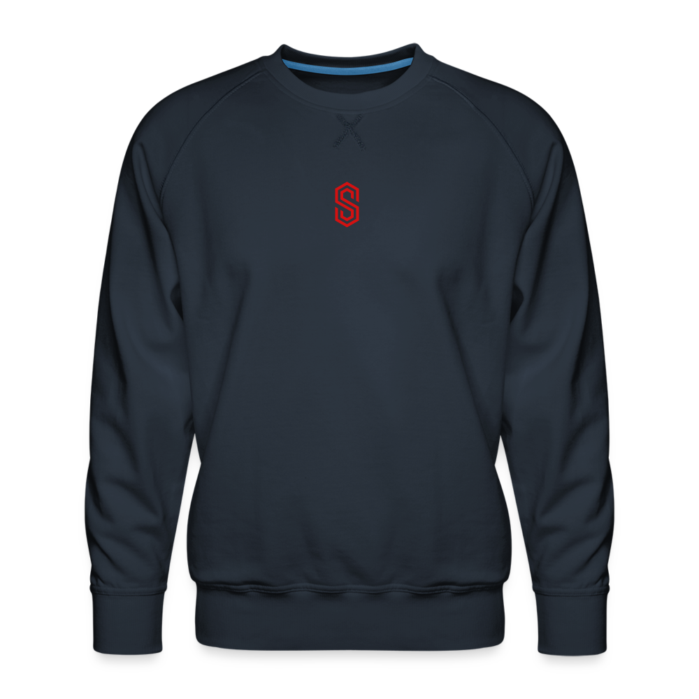 stellar fusion Premium Sweatshirt red - navy