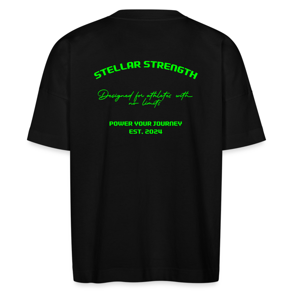 stellar strength platinum edition oversized T-shirt green - black
