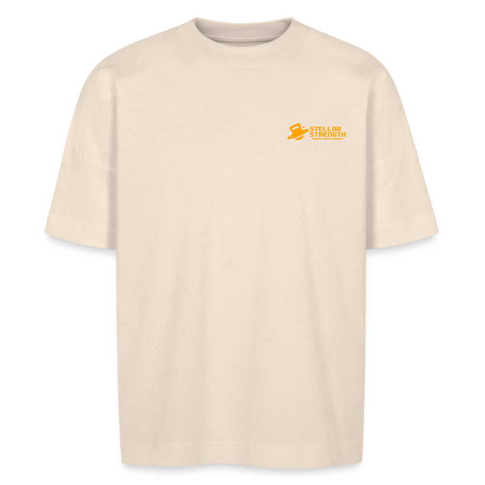 Stellar strength original oversize T-shirt orange - natural raw