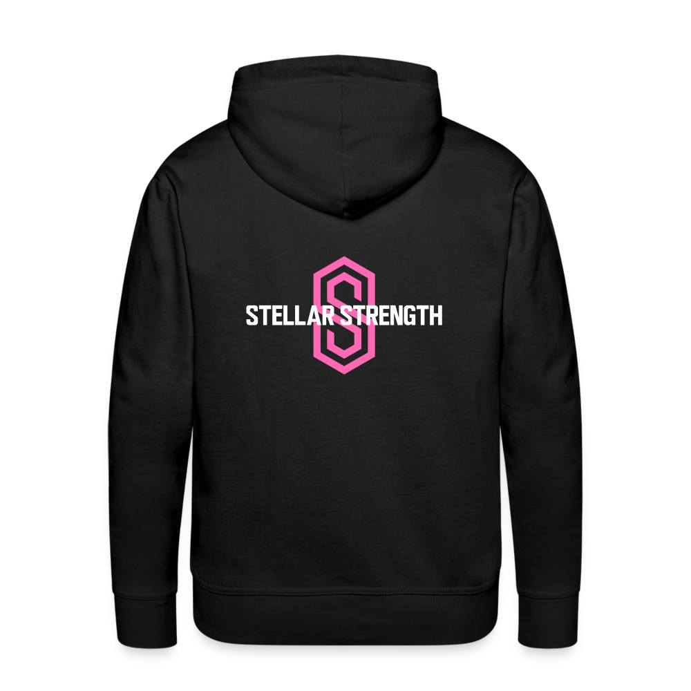 Men’s stellar fusion Premium Hoodie pink - black